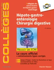 Couverture : Hépato-gastro-entérologie — Chirurgie digestive, 4e édition